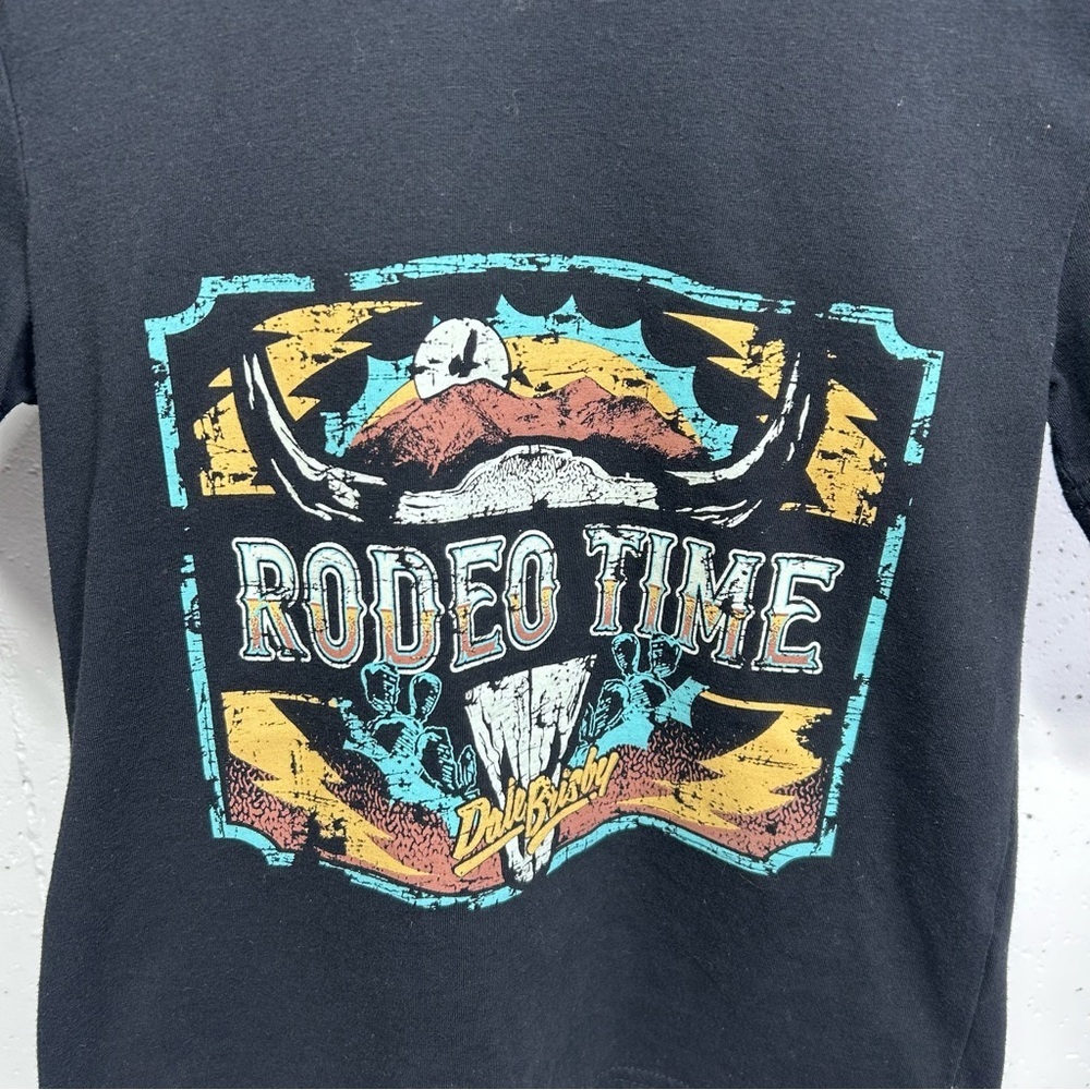 Dale Brisby x Rock & Roll Denim Rodeo Time Graphic Short Sleeve Tee XS - Picture 4 of 6